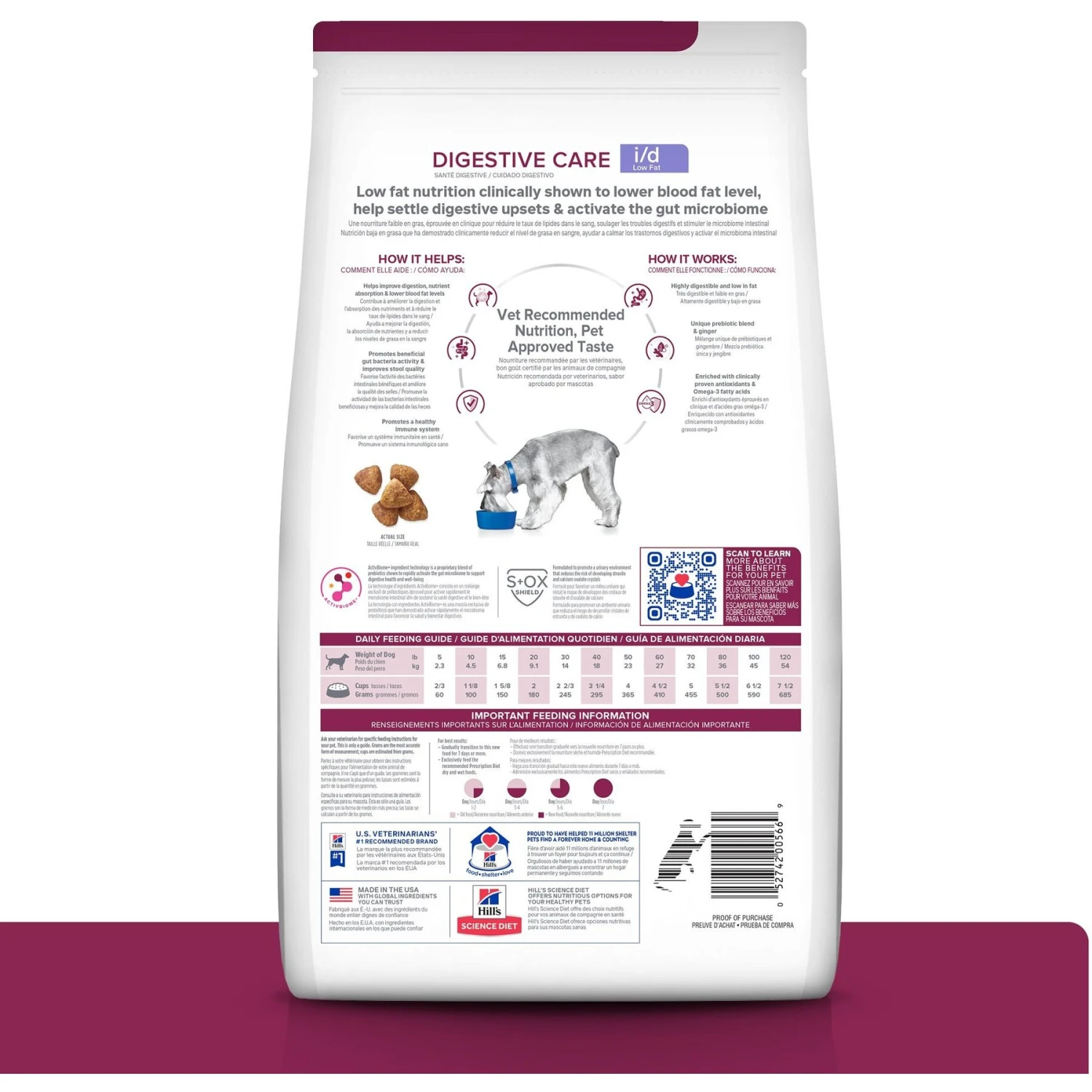 Hill's Prescription Diet I/d Digestive Care Low Fat Chicken Flavor Dry Dog Food 4 Hill's Prescription Diet I/d Digestive Care Low Fat Chicken Flavor Dry Dog Food - Image 2
