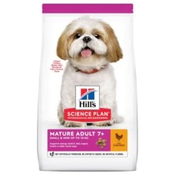 Hill's Science Plan Hill’s Science Plan Mature Adult 7+ Small & Mini With Chicken 6kg -Hill's Science Plan Store 106006 pla hill s scienceplan matureadult small mini chicken 3kg hs 01 8 1