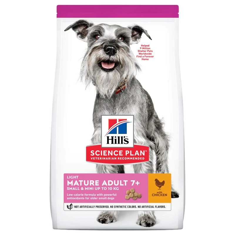 Hill's Science Plan Hill’s Science Plan Mature Adult 7+ Light Small & Mini With Chicken 2.5kg 11 Hill's Science Plan Hill’s Science Plan Mature Adult 7+ Light Small & Mini With Chicken 2.5kg - Image 9