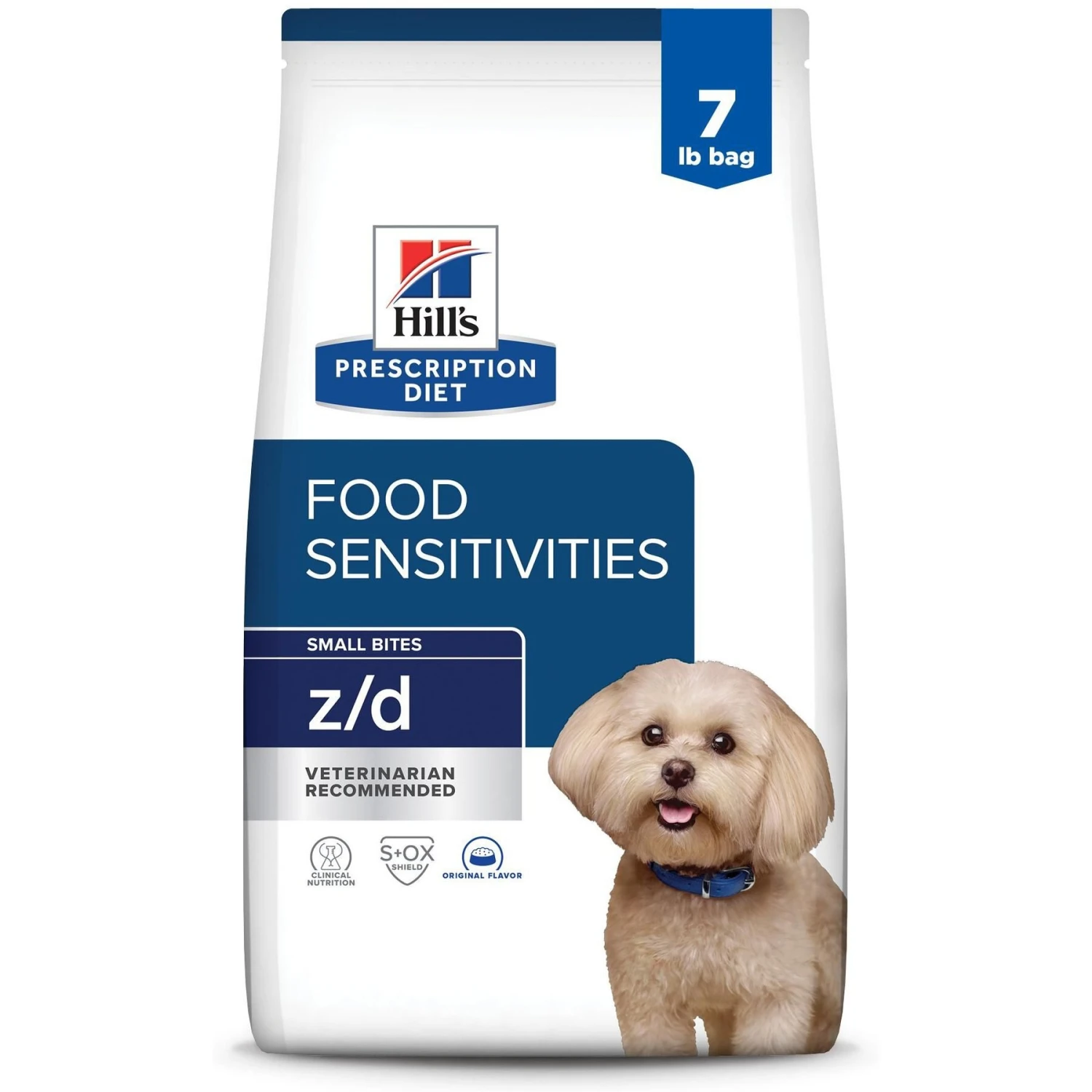 Hill's Prescription Diet Z/d Skin/Food Sensitivities Small Bites Original Flavor Dry Dog Food 3 Hill's Prescription Diet Z/d Skin/Food Sensitivities Small Bites Original Flavor Dry Dog Food