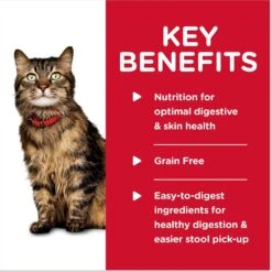 Hill's Science Diet Adult Sensitive Stomach & Skin Tuna & Vegetable Entree Canned Cat Food -Hill's Science Plan Store 109208 PT4. AC SS1800 V1609373253