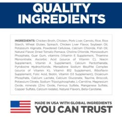 Hill's Science Diet Adult 7+ Senior Vitality Chicken & Vegetable Stew Canned Cat Food -Hill's Science Plan Store 109371 PT4. AC SS1800 V1597969561
