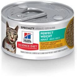 Hill's Science Diet Adult Perfect Weight Roasted Vegetable & Chicken Medley Canned Cat Food