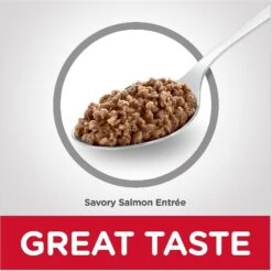 Hill's Science Diet Kitten Savory Salmon Entree Canned Cat Food -Hill's Science Plan Store 110296 PT5. AC SS1800 V1598151378