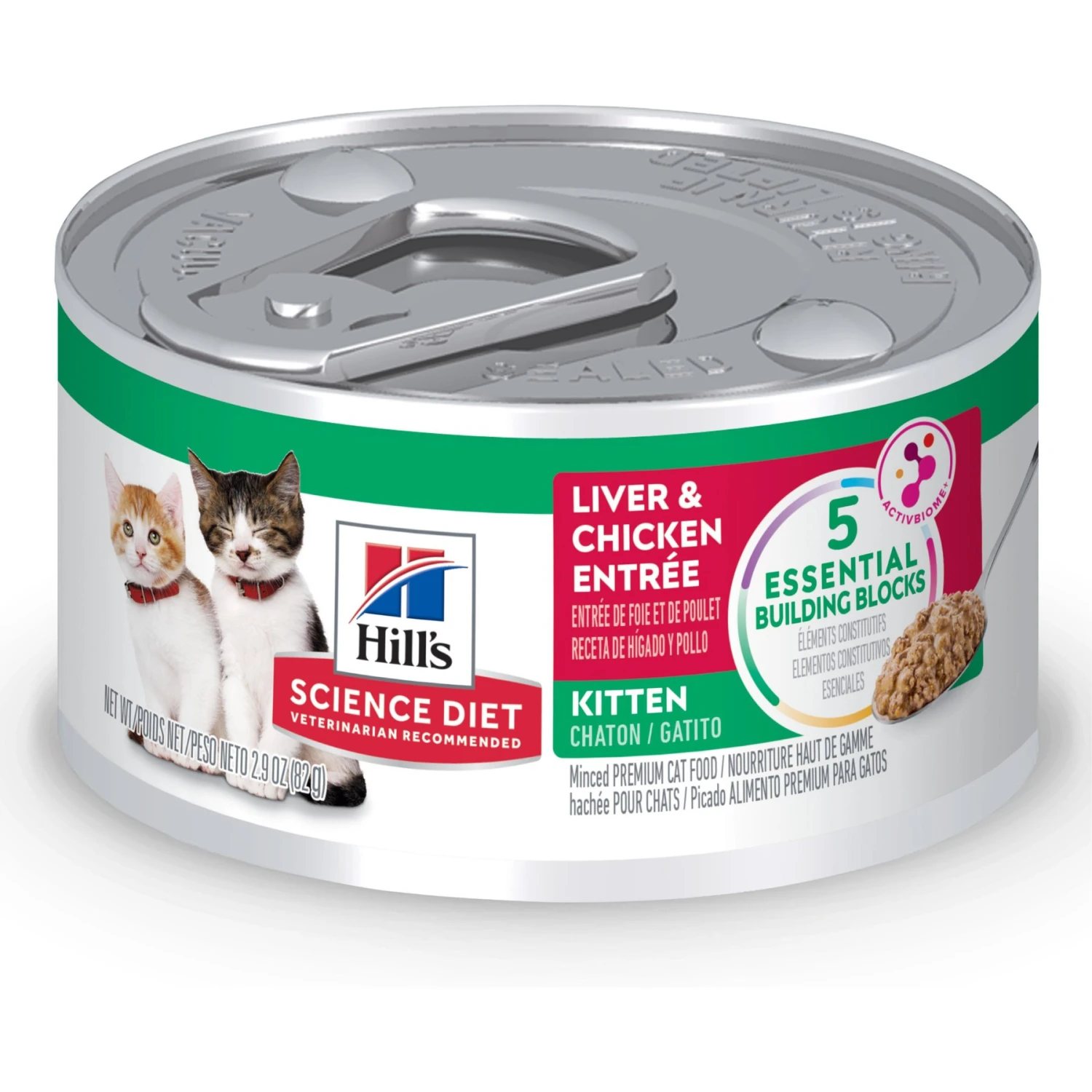 Hill's Science Diet Kitten Liver & Chicken Entree Canned Cat Food 3 Hill's Science Diet Kitten Liver & Chicken Entree Canned Cat Food