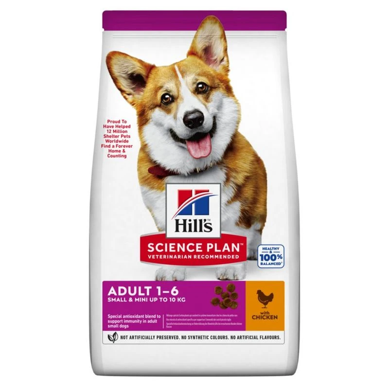 Hill's Science Plan Hill’s Science Plan Adult 1-6 Small & Mini With Chicken 3kg - Image 9