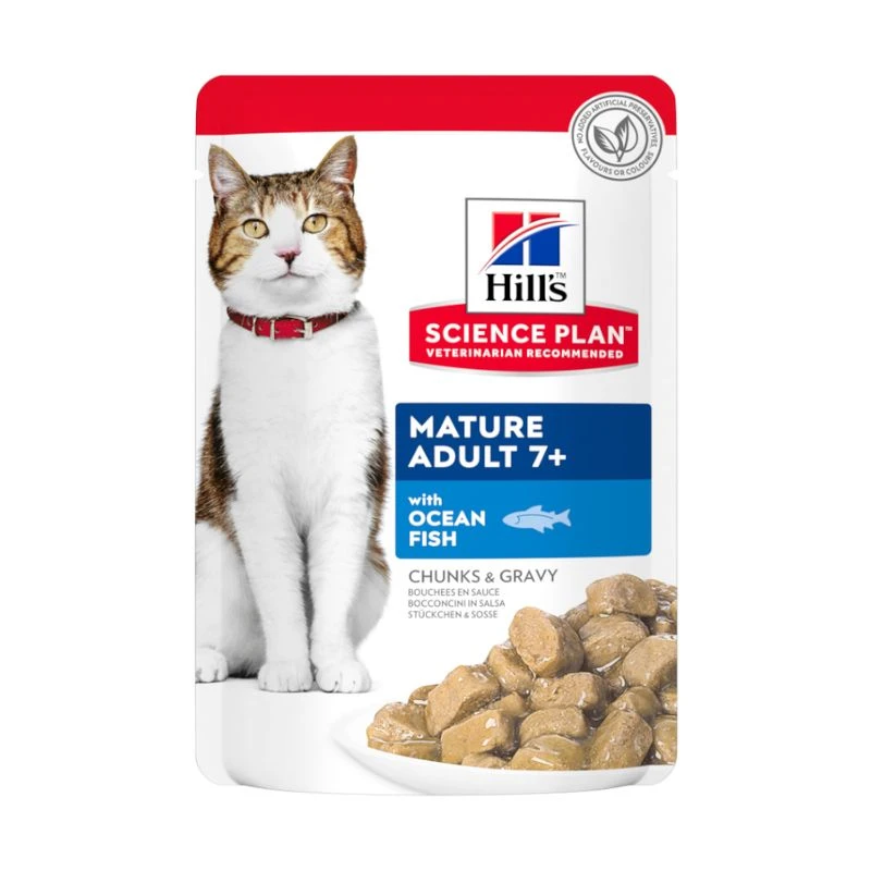 Hill's Science Plan Mature Adult Pouches Chicken (12 X 85g) 4 Hill's Science Plan Mature Adult Pouches Chicken (12 X 85g) - Image 2