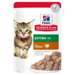 Hill's Science Plan Kitten Pouches Ocean Fish (12 X 85g) -Hill's Science Plan Store 114811 pla hills sp kitten turkey 3 2
