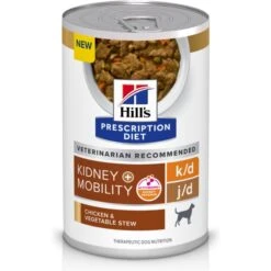 Hill's Prescription Diet K/d Kidney Care + Mobility Care With Chicken & Vegetable Stew Canned Dog Food