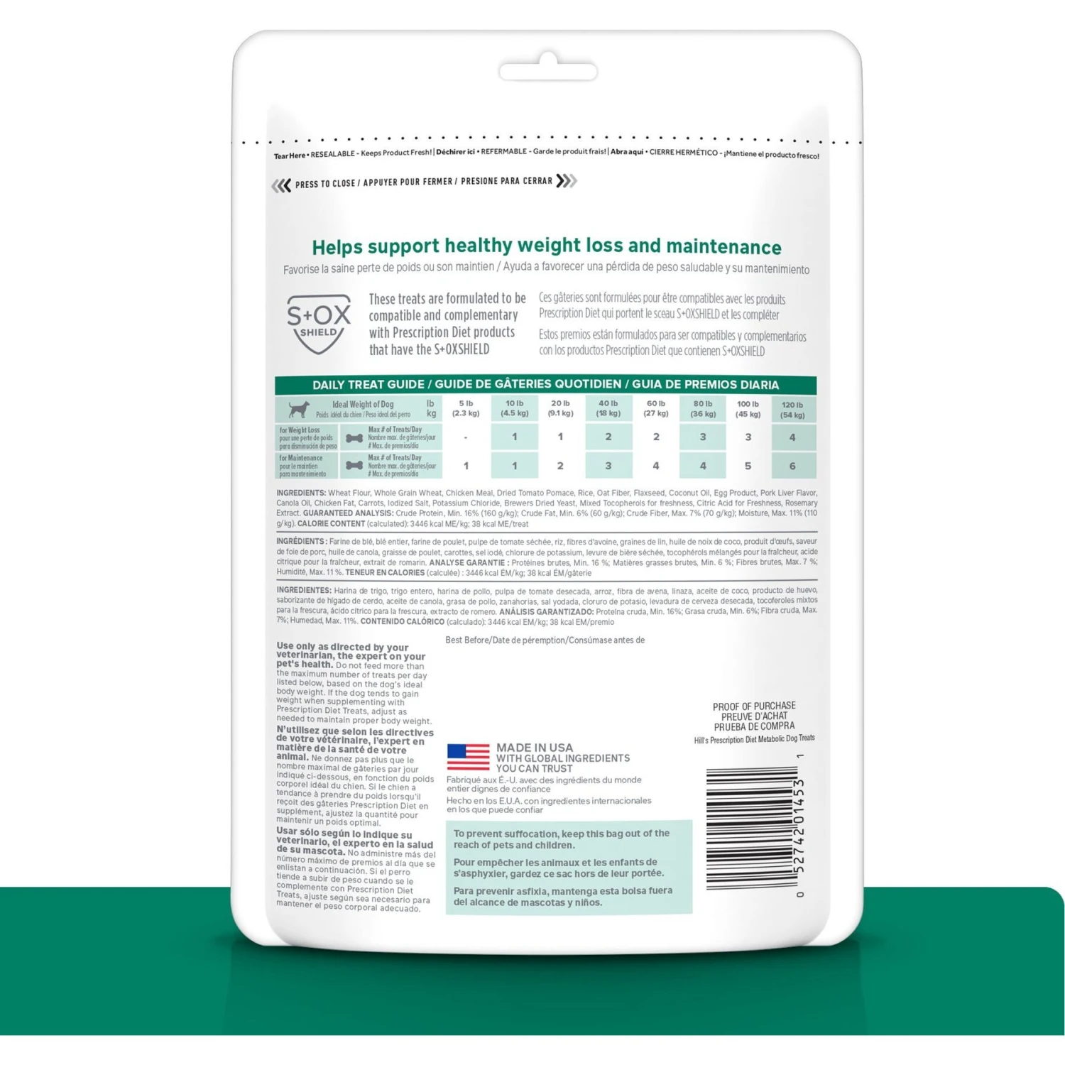 Hill's Prescription Diet Metabolic Crunchy Dog Treats 4 Hill's Prescription Diet Metabolic Crunchy Dog Treats - Image 2