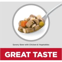 Hill's Science Diet Puppy Small & Mini Savory Stew Chicken & Vegetable Wet Dog Food Trays -Hill's Science Plan Store 133604 PT3. AC SS1800 V1692734197