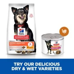 Hill's Science Plan Adult 1+ Perfect Digestion Small & Mini Mousse Turkey (12 X 200g) -Hill's Science Plan Store 1 atf 608360 cross sell 2 1