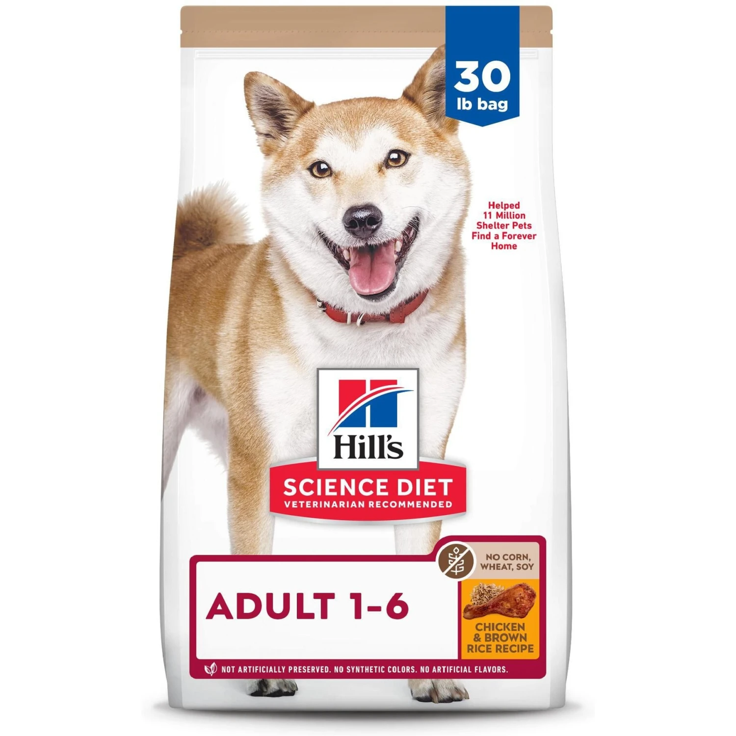 Hill's Science Diet Adult 1-6 Chicken & Brown Rice Recipe Dry Dog Food 3 Hill's Science Diet Adult 1-6 Chicken & Brown Rice Recipe Dry Dog Food
