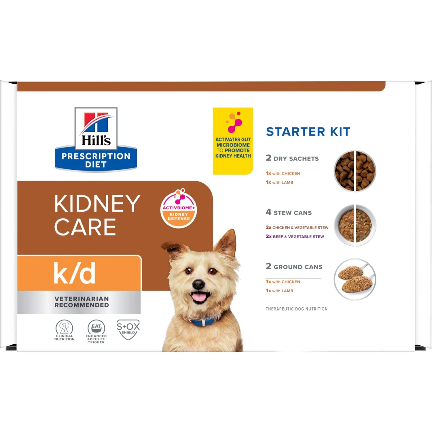 Hill's Prescription Diet K/d Kidney Care Variety Pack Wet & Dry Dog Food 3 Hill's Prescription Diet K/d Kidney Care Variety Pack Wet & Dry Dog Food