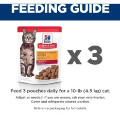 Hill's Science Diet Adult Tender Chicken Recipe Cat Food -Hill's Science Plan Store 218061 PT6. AC SS1800 V1598155907