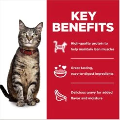 Hill's Science Diet Adult Tender Dinner Variety Pack Cat Food, 2.8-oz Pouch, Case Of 12 -Hill's Science Plan Store 218075 PT4. AC SS1800 V1598145377