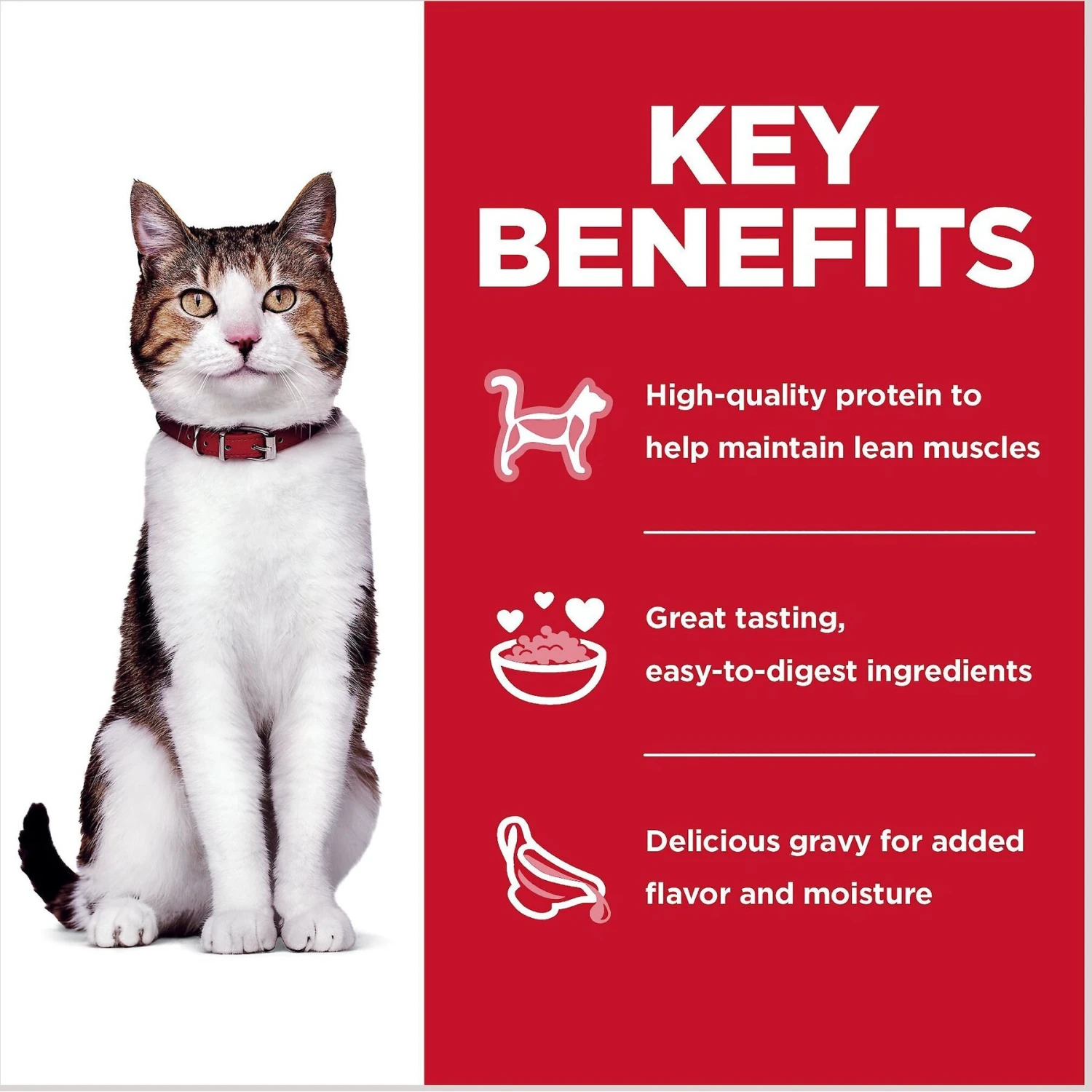 Hill's Science Diet Adult 7+ Tender Dinner Variety Pack Cat Food, 2.8-oz Pouch, Case Of 12 7 Hill's Science Diet Adult 7+ Tender Dinner Variety Pack Cat Food, 2.8-oz Pouch, Case Of 12 - Image 5