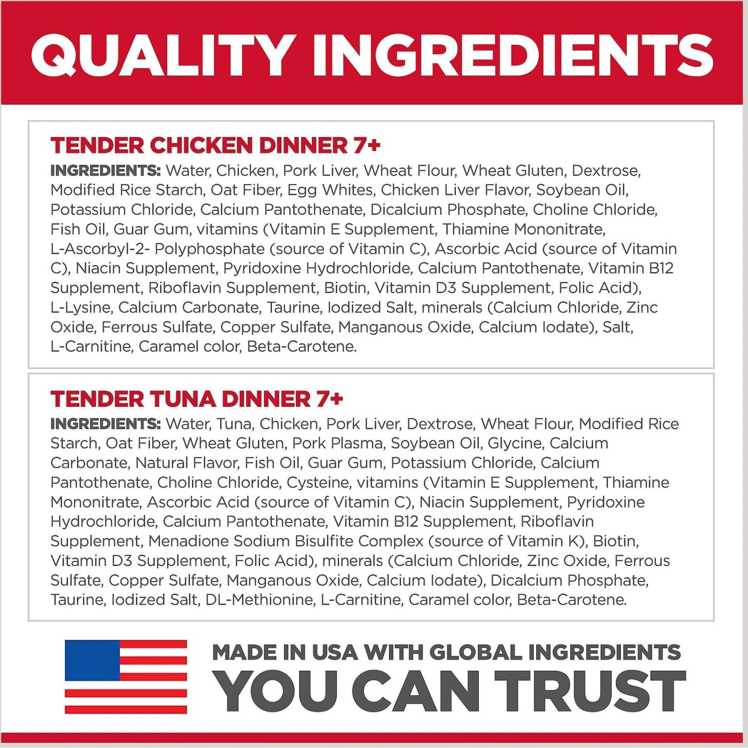 Hill's Science Diet Adult 7+ Tender Dinner Variety Pack Cat Food, 2.8-oz Pouch, Case Of 12 8 Hill's Science Diet Adult 7+ Tender Dinner Variety Pack Cat Food, 2.8-oz Pouch, Case Of 12 - Image 6