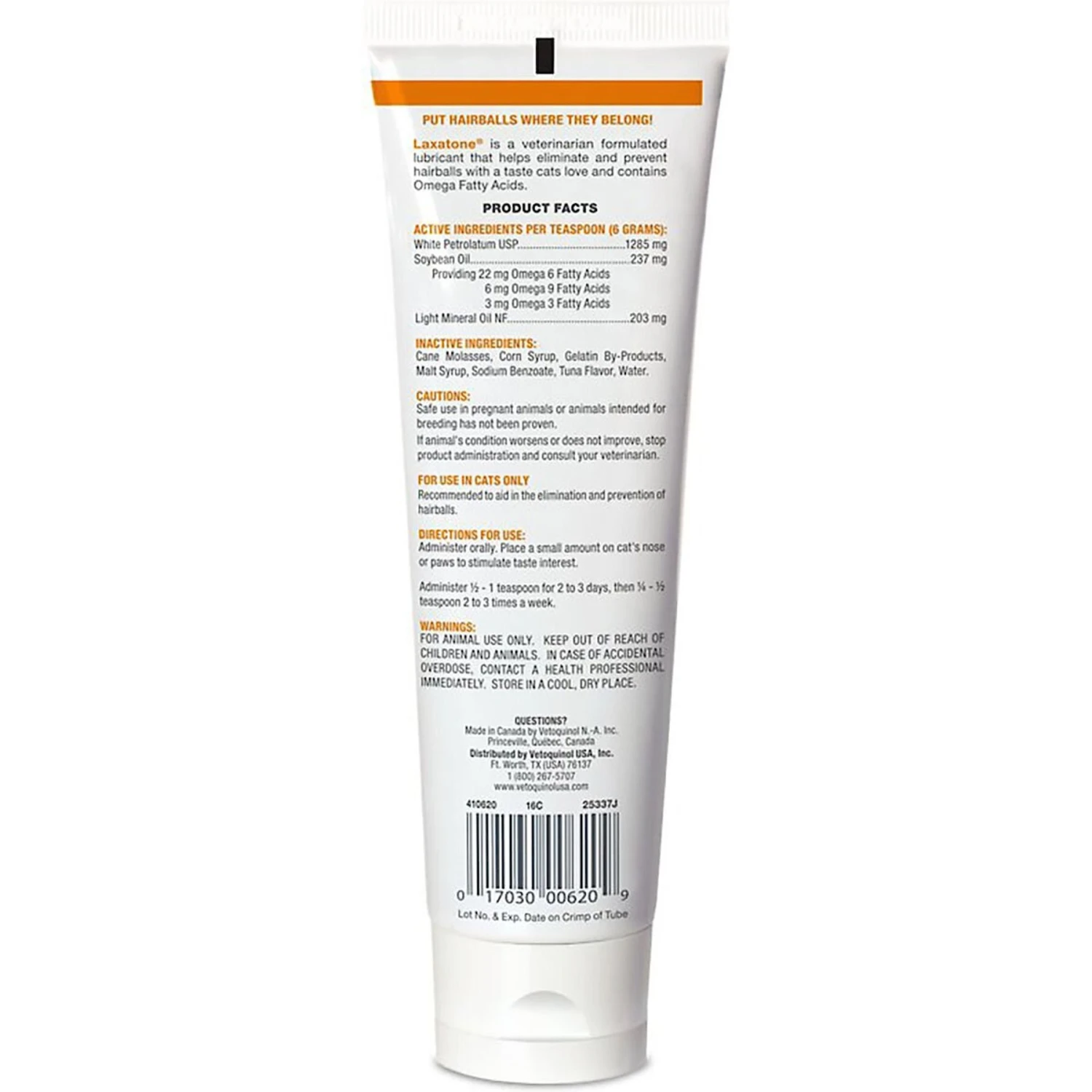 Vetoquinol Laxatone Tuna Flavored Gel Hairball Control Supplement For Cats & Hill's Science Diet Adult Urinary Hairball Control Dry Cat Food 5 Vetoquinol Laxatone Tuna Flavored Gel Hairball Control Supplement For Cats & Hill's Science Diet Adult Urinary Hairball Control Dry Cat Food - Image 3
