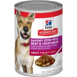 Hill's Science Diet Adult Chicken & Barley Recipe Dry Dog Food & Hill's Science Diet Adult Savory Stew With Beef & Vegetables Canned Dog Food -Hill's Science Plan Store 293162 PT4. AC SS1800 V1693256246