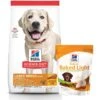 Hill's Science Diet Adult Large Breed Light With Chicken Meal & Barley Dry Dog Food & Hill's Natural Baked Light Biscuits With Real Chicken Dog Treats, Medium -Hill's Science Plan Store 293176 MAIN. AC SS1800 V1620010942