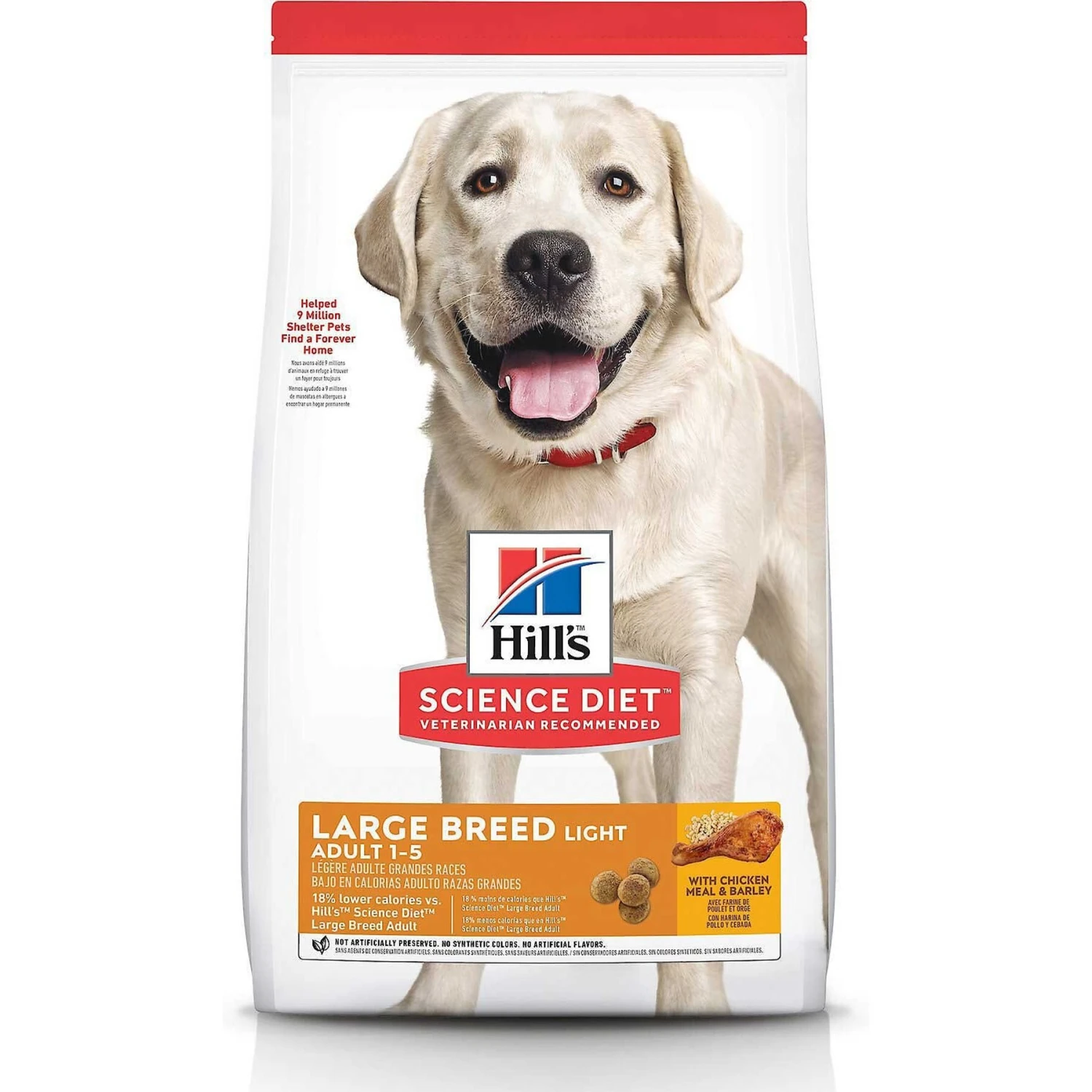 Hill's Science Diet Adult Large Breed Light With Chicken Meal & Barley Dry Dog Food & Hill's Natural Baked Light Biscuits With Real Chicken Dog Treats, Medium 4 Hill's Science Diet Adult Large Breed Light With Chicken Meal & Barley Dry Dog Food & Hill's Natural Baked Light Biscuits With Real Chicken Dog Treats, Medium - Image 2