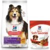 Hill's Science Diet Adult Sensitive Stomach & Sensitive Skin Chicken Recipe Dry Dog Food & Hill's Natural Soft Savories With Peanut Butter & Banana Dog Treats -Hill's Science Plan Store 293202 MAIN. AC SS1800 V1639090598