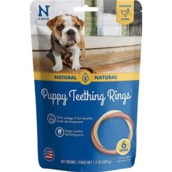 Hill's Science Diet Puppy Chicken & Brown Rice Recipe Dry Dog Food & N-Bone Puppy Teething Ring Chicken Flavor Dog Treats -Hill's Science Plan Store 298100 PT4. AC SS1800 V1621261347