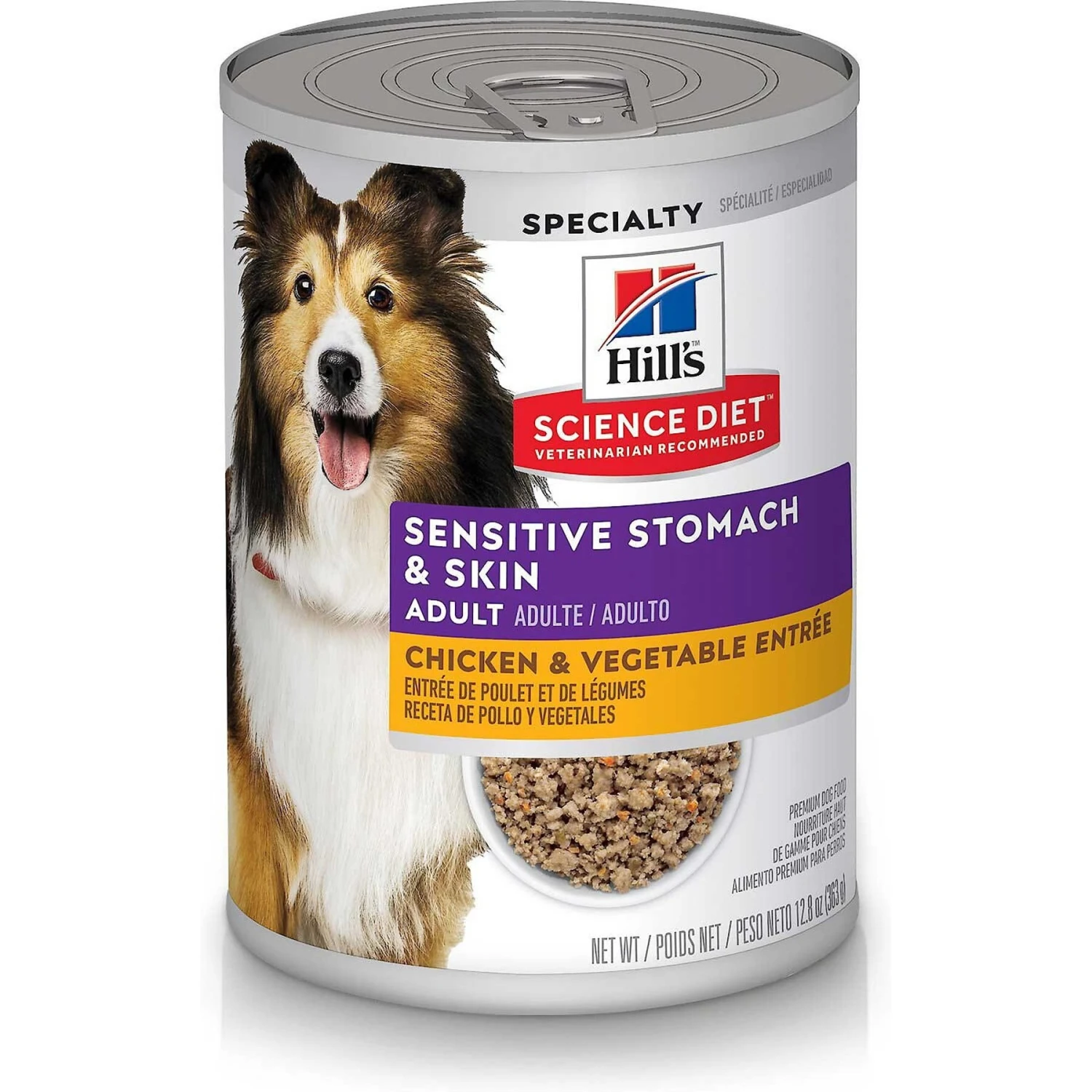Hill's Science Diet Adult Sensitive Stomach & Skin Chicken & Vegetable Entrée Canned Dog Food & Hill's Science Diet Adult Sensitive Stomach & Skin Grain-Free Salmon & Vegetable Entree Canned Dog Food 4 Hill's Science Diet Adult Sensitive Stomach & Skin Chicken & Vegetable Entrée Canned Dog Food & Hill's Science Diet Adult Sensitive Stomach & Skin Grain-Free Salmon & Vegetable Entree Canned Dog Food - Image 2
