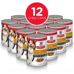 Hill's Science Diet Adult 7+ Savory Stew With Chicken & Vegetables Canned Dog Food & Hill's Science Diet Adult 7+ Savory Stew With Beef & Vegetables Canned Dog Food -Hill's Science Plan Store 356843 PT2. AC SS1800 V1640893899