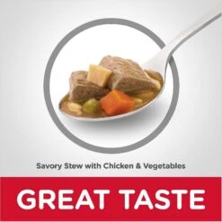Hill's Science Diet Adult 7+ Savory Stew With Chicken & Vegetables Canned Dog Food & Hill's Science Diet Adult 7+ Savory Stew With Beef & Vegetables Canned Dog Food -Hill's Science Plan Store 356843 PT3. AC SS1800 V1640900819