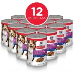 Hill's Science Diet Adult 7+ Savory Stew With Chicken & Vegetables Canned Dog Food & Hill's Science Diet Adult 7+ Savory Stew With Beef & Vegetables Canned Dog Food -Hill's Science Plan Store 356843 PT6. AC SS1800 V1640892098