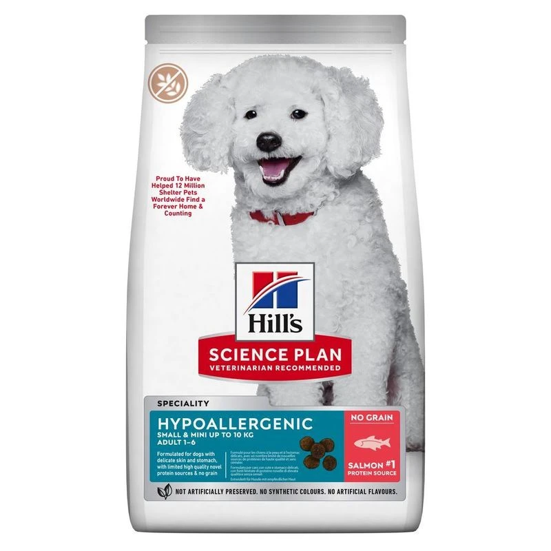 Hill's Science Plan Adult 1+ Hypoallergenic Small & Mini Salmon 6kg - Image 2