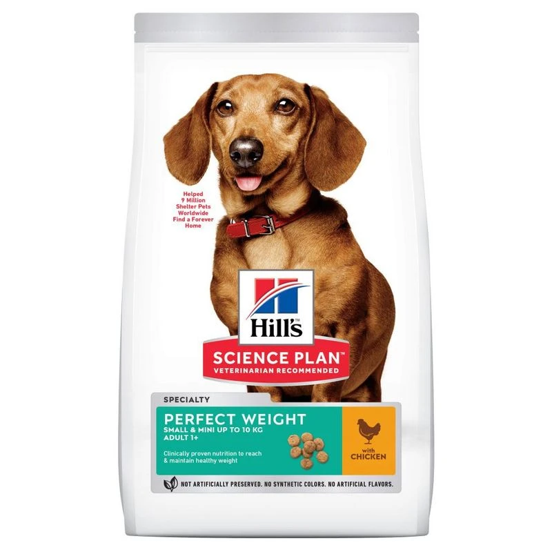 Hill's Science Plan Adult 1+ Perfect Weight Small & Mini With Chicken 1.5kg