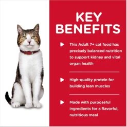 Hill's Science Diet Adult 7+ Savory Beef Entree Canned Cat Food -Hill's Science Plan Store 48928 PT3. AC SS1800 V1598142360