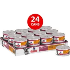 Hill's Science Diet Adult 7+ Small & Mini Chicken & Barley Entree Canned Dog Food -Hill's Science Plan Store 48955 PT2. AC SS1800 V1692727477