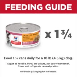 Hill's Science Diet Adult 7+ Small & Mini Chicken & Barley Entree Canned Dog Food -Hill's Science Plan Store 48955 PT7. AC SS1800 V1692734198
