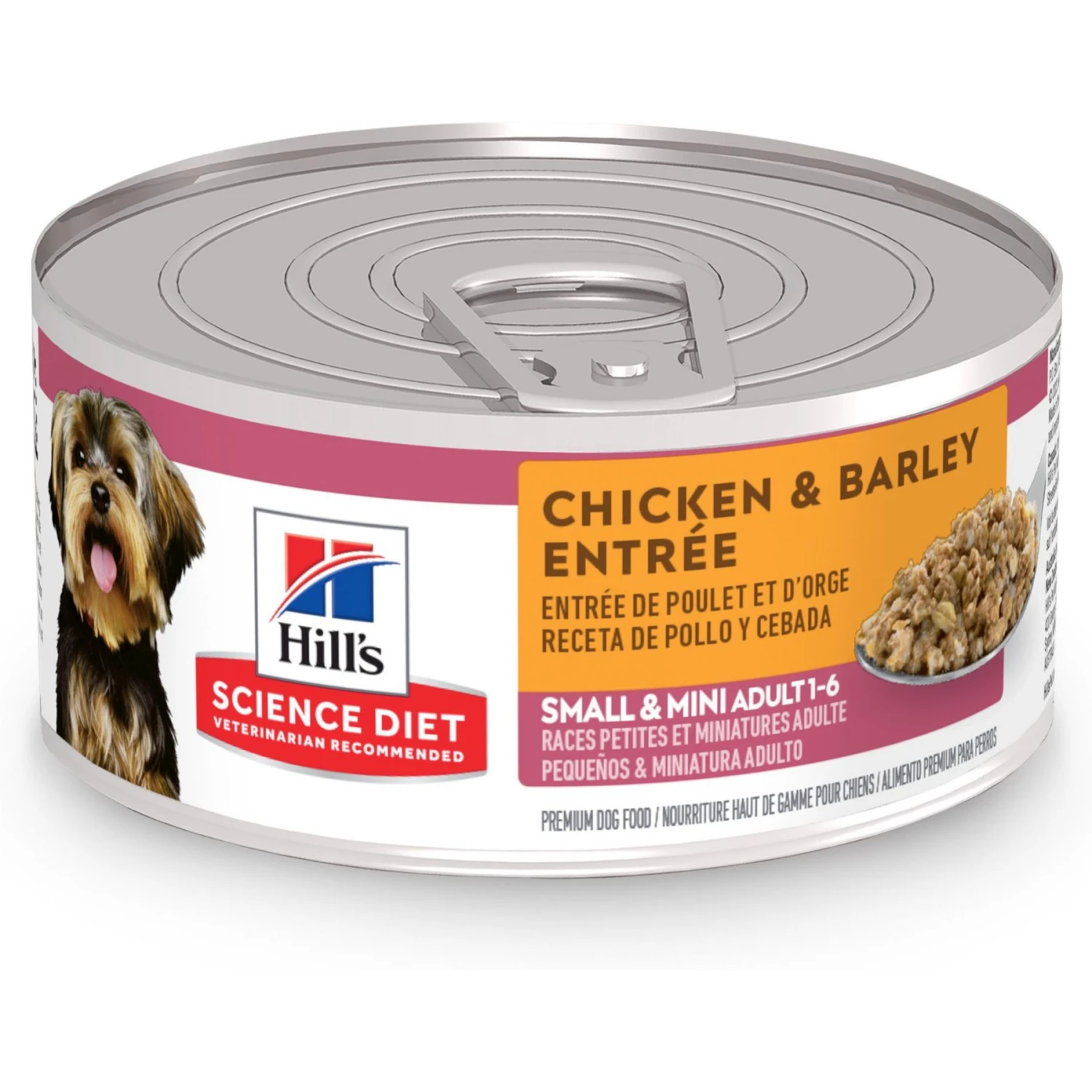 Hill's Science Diet Adult Small & Mini Chicken & Barley Entree Canned Dog Food 3 Hill's Science Diet Adult Small & Mini Chicken & Barley Entree Canned Dog Food