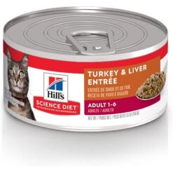 Hill's Science Diet Adult Turkey & Liver Entree Canned Cat Food