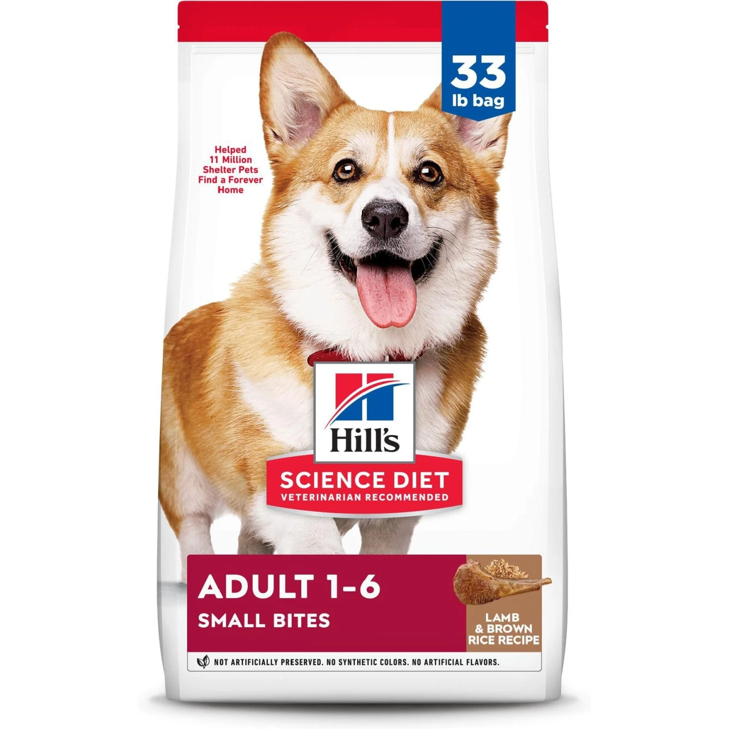 Hill's Science Diet Adult Small Bites Lamb Meal & Brown Rice Recipe Dry Dog Food 3 Hill's Science Diet Adult Small Bites Lamb Meal & Brown Rice Recipe Dry Dog Food