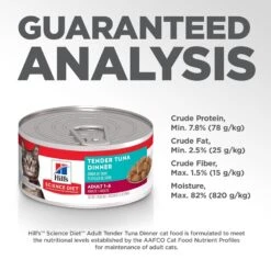 Hill's Science Diet Adult Tender Tuna Dinner Canned Cat Food 18 Hill's Science Diet Adult Tender Tuna Dinner Canned Cat Food -Hill's Science Plan Store 52763 PT7. AC SS1800 V1598148658