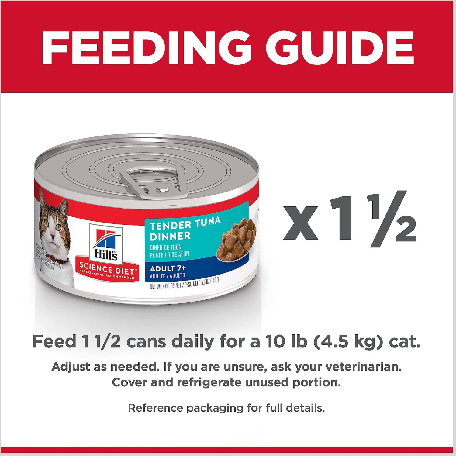 Hill's Science Diet Adult 7+ Tender Tuna Dinner Canned Cat Food 9 Hill's Science Diet Adult 7+ Tender Tuna Dinner Canned Cat Food - Image 8