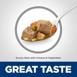 Hill's Science Diet Puppy Savory Stew With Chicken & Vegetables Canned Dog Food -Hill's Science Plan Store 52778 PT3. AC SS1800 V1598153160