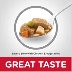 Hill's Science Diet Adult Savory Stew With Chicken & Vegetables Canned Dog Food 16 Hill's Science Diet Adult Savory Stew With Chicken & Vegetables Canned Dog Food -Hill's Science Plan Store 52788 PT5. AC SS1800 V1598151960