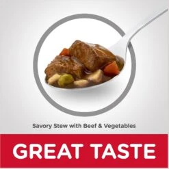 Hill's Science Diet Adult Savory Stew With Beef & Vegetables Canned Dog Food 15 Hill's Science Diet Adult Savory Stew With Beef & Vegetables Canned Dog Food -Hill's Science Plan Store 52789 PT5. AC SS1800 V1598152553