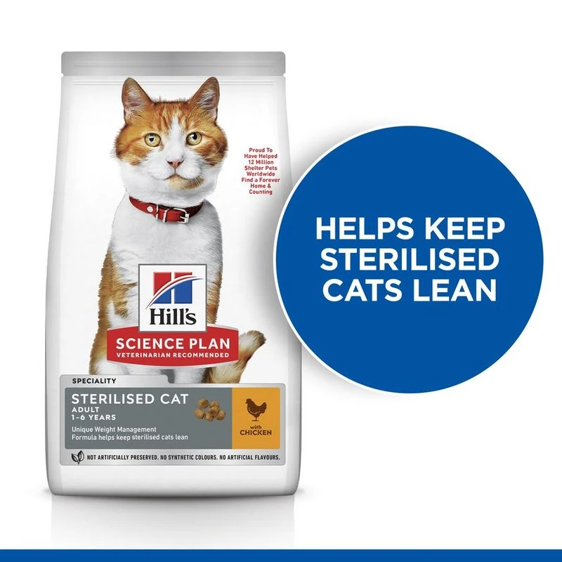 Hill's Science Plan Adult Sterilised Chicken 10kg 8 Hill's Science Plan Adult Sterilised Chicken 10kg - Image 6