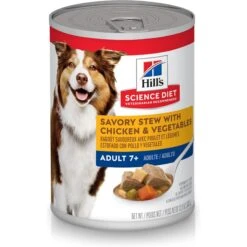 Hill's Science Diet Adult 7+ Beef & Barley Entree Canned Dog Food + 2 Items 18 Hill's Science Diet Adult 7+ Beef & Barley Entree Canned Dog Food + 2 Items -Hill's Science Plan Store 657166 PT7. AC SS1800 V1665779541