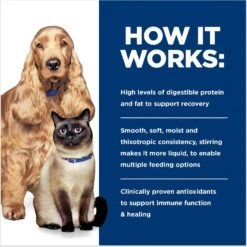 Hill's Prescription Diet A/d Urgent Care With Chicken Wet Dog & Cat Food -Hill's Science Plan Store 69741 PT5. AC SS1800 V1687896187