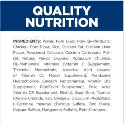 Hill's Prescription Diet Y/d Thyroid Care With Chicken Wet Cat Food 18 Hill's Prescription Diet Y/d Thyroid Care With Chicken Wet Cat Food -Hill's Science Plan Store 69820 PT7. AC SS1800 V1688073594