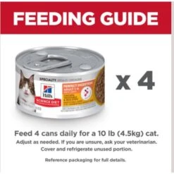 Hill's Science Diet Perfect Digestion Chicken, Vegetable & Rice Stew Adult Canned Cat Food, 2.9-oz, Case Of 24 18 Hill's Science Diet Perfect Digestion Chicken, Vegetable & Rice Stew Adult Canned Cat Food, 2.9-oz, Case Of 24 -Hill's Science Plan Store 819526 PT7. AC SS1800 V1683121528